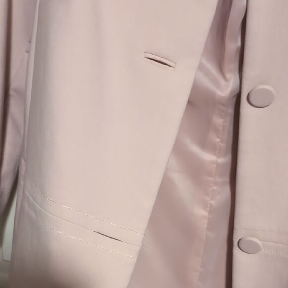 Talbots Women's Blush Pink Blazer-Coat - Picture 9 of 16